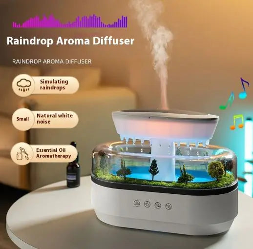 Forest Green Raindrop Aromatherapy Diffuser